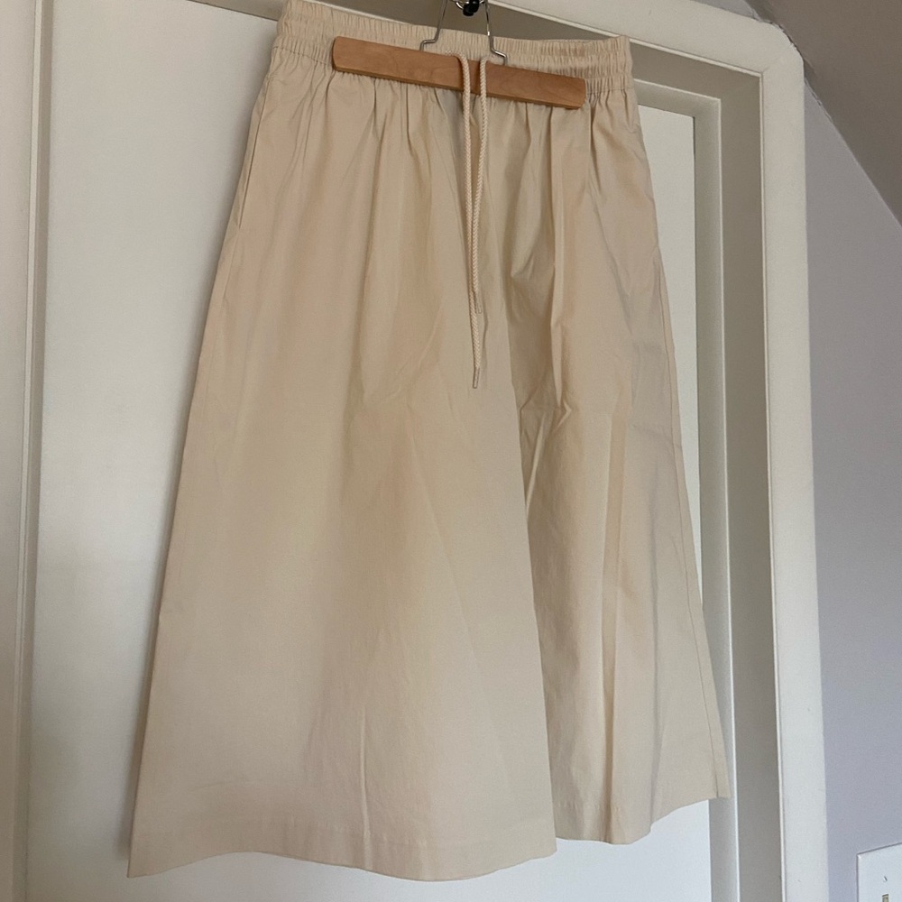 Cream New Balance Athletic Skirt
